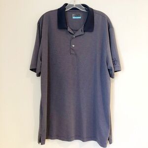 PGA TOUR Golf Polo Shirt Technical Athletic Button Up Top
